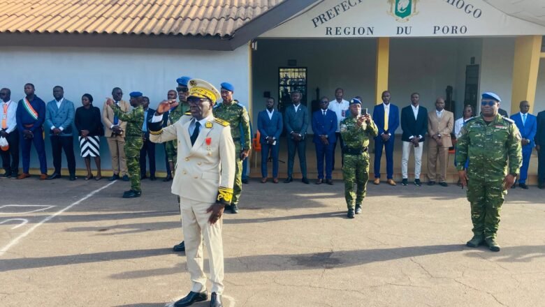 Korhogo : le préfet du Poro appelle à l’unité et à la cohésion sociale lors du salut aux couleurs