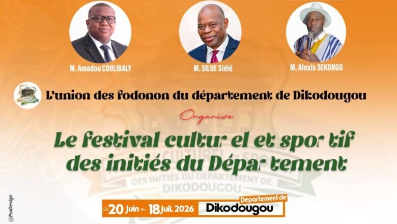 CULTURE & PATRIMOINE – Dikodougou célèbre ses initiés : la 3ᵉ édition du Festival culturel et sportif des Fodonon s&rsquo;ouvre le 20 juin