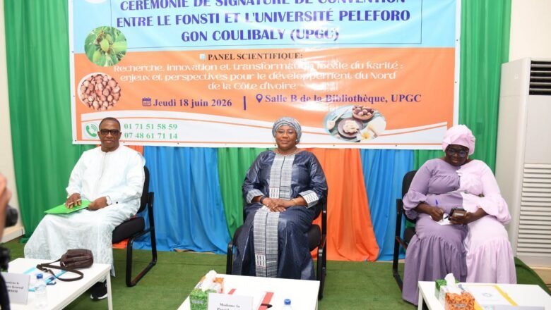 KORHOGO-Développement de la filière karité : l’UPGC et le FONSTI unissent leurs forces pour valoriser le potentiel du Nord ivoirien
