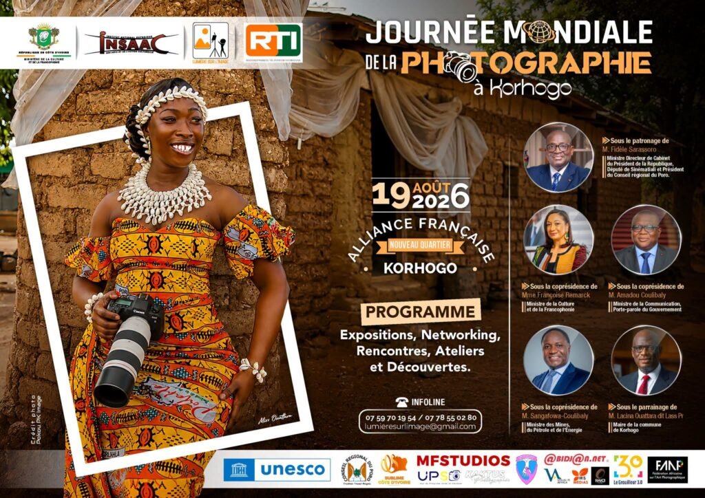 Journée mondiale de la photographie : Korhogo célèbre l’image qui raconte son territoire